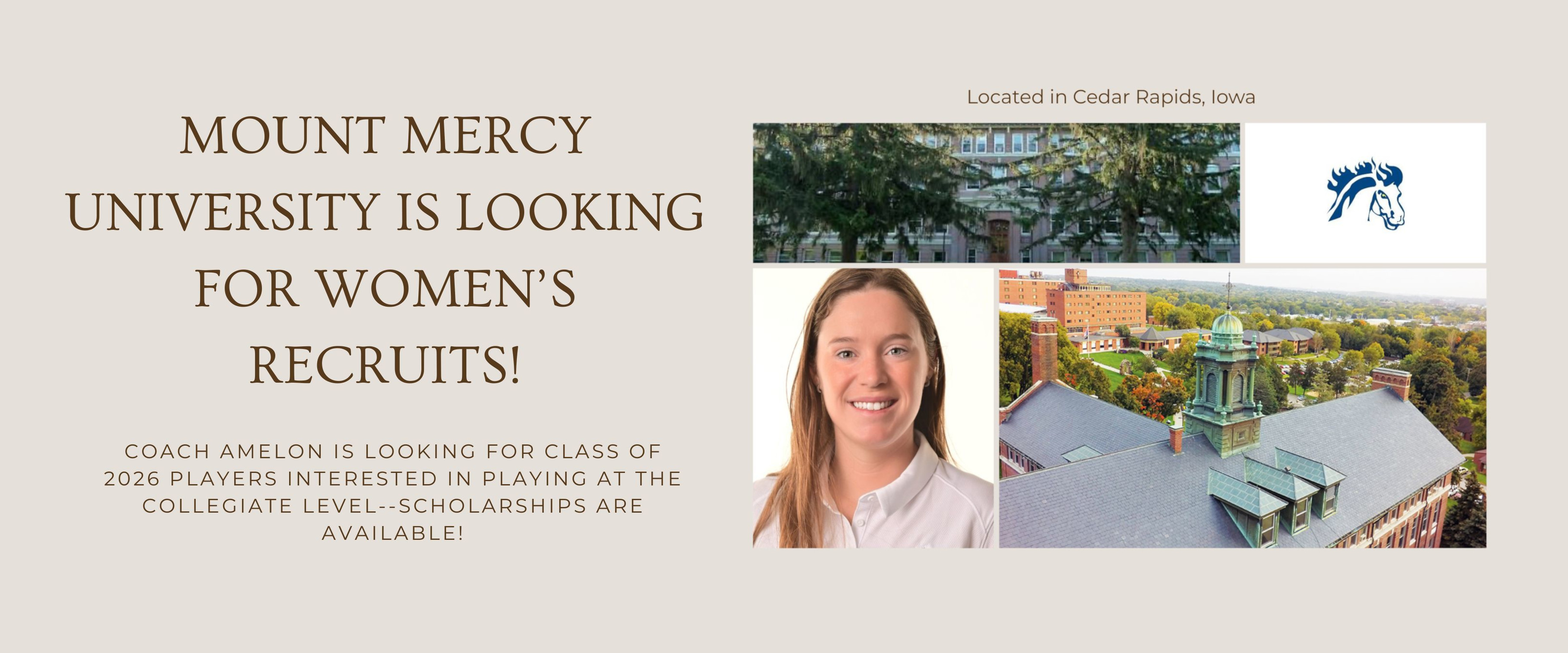 Mount Mercy University women's golf recruiting